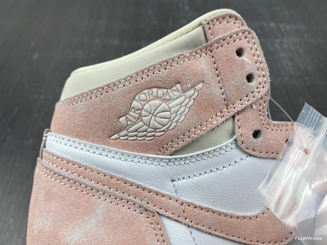 FD2596-600 OG Jordan Pink Washed 1 Air Retro High (Women's) 0808
